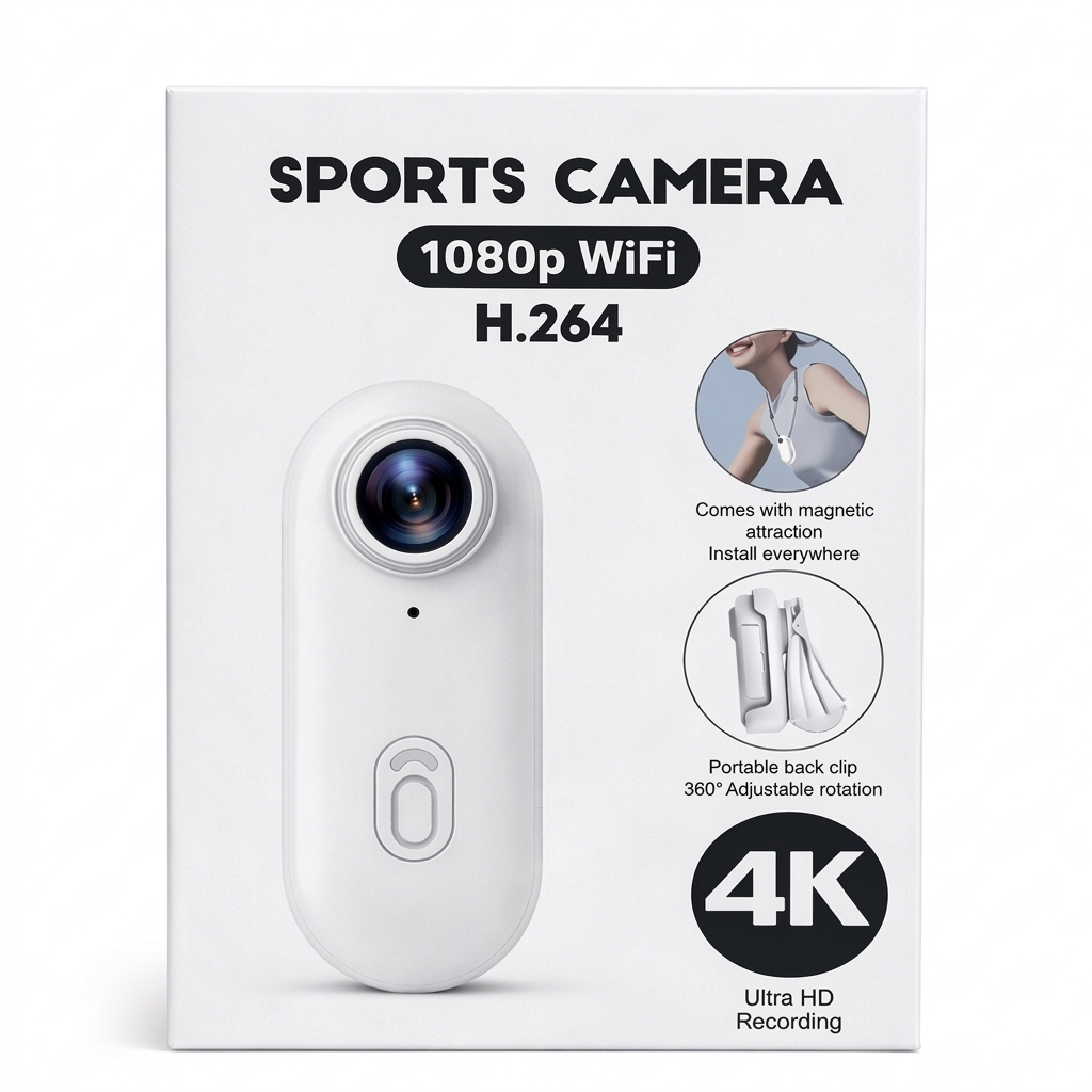 CameraGo® Mini kamera 4K FHD 120fps H.264